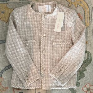 Goella Beige and Cream Tweed Jacket